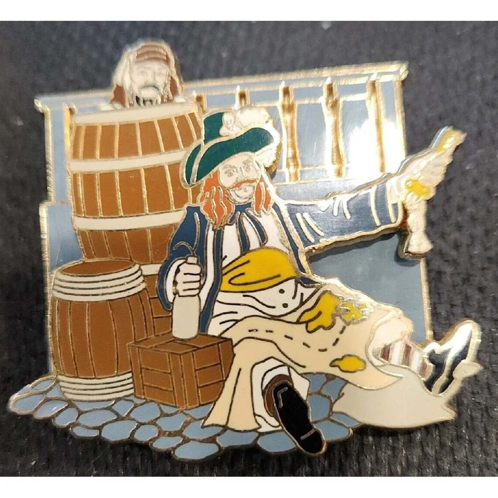 Disney Pin PIRATES JACK IN BARREL SLIDES Artist Proof AP‎ 00092